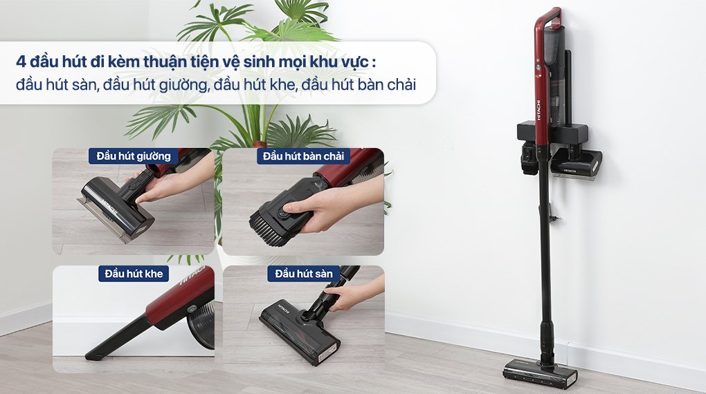 máy hút bụi không dây hitachi pv-x95n mre