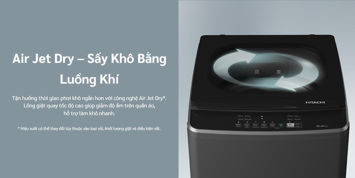máy giặt hitachi inverter 10 kg ltl 10mv00 gg