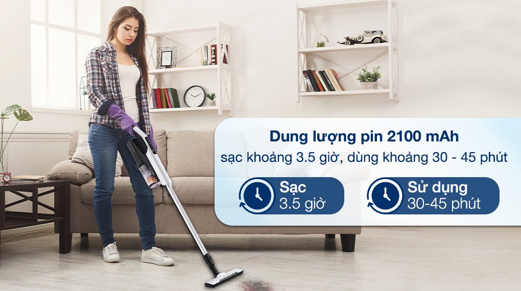 máy hút bụi không dây hitachi pv-xl1k wh