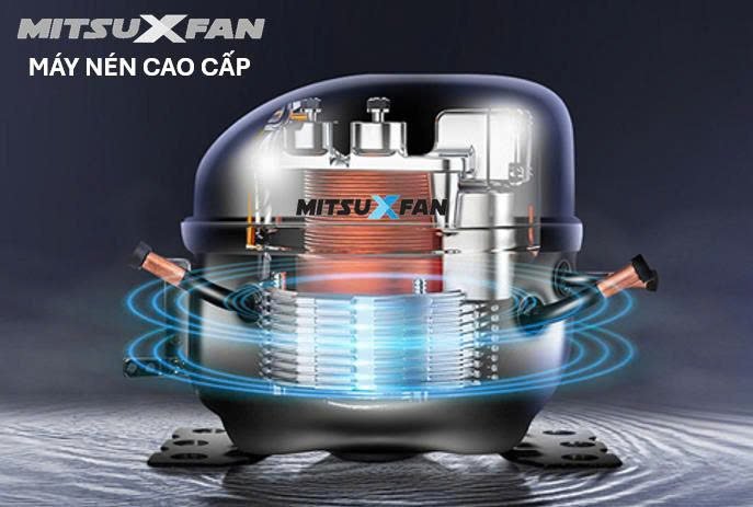 tủ đông mitsuxfan 300 lít mf1-4066epw