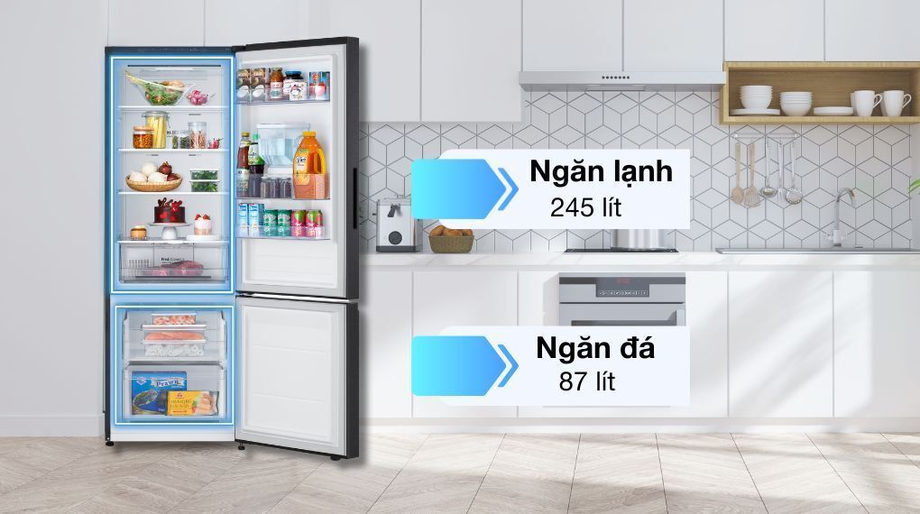 tủ lạnh lg inverter 332 lít lbd33blm
