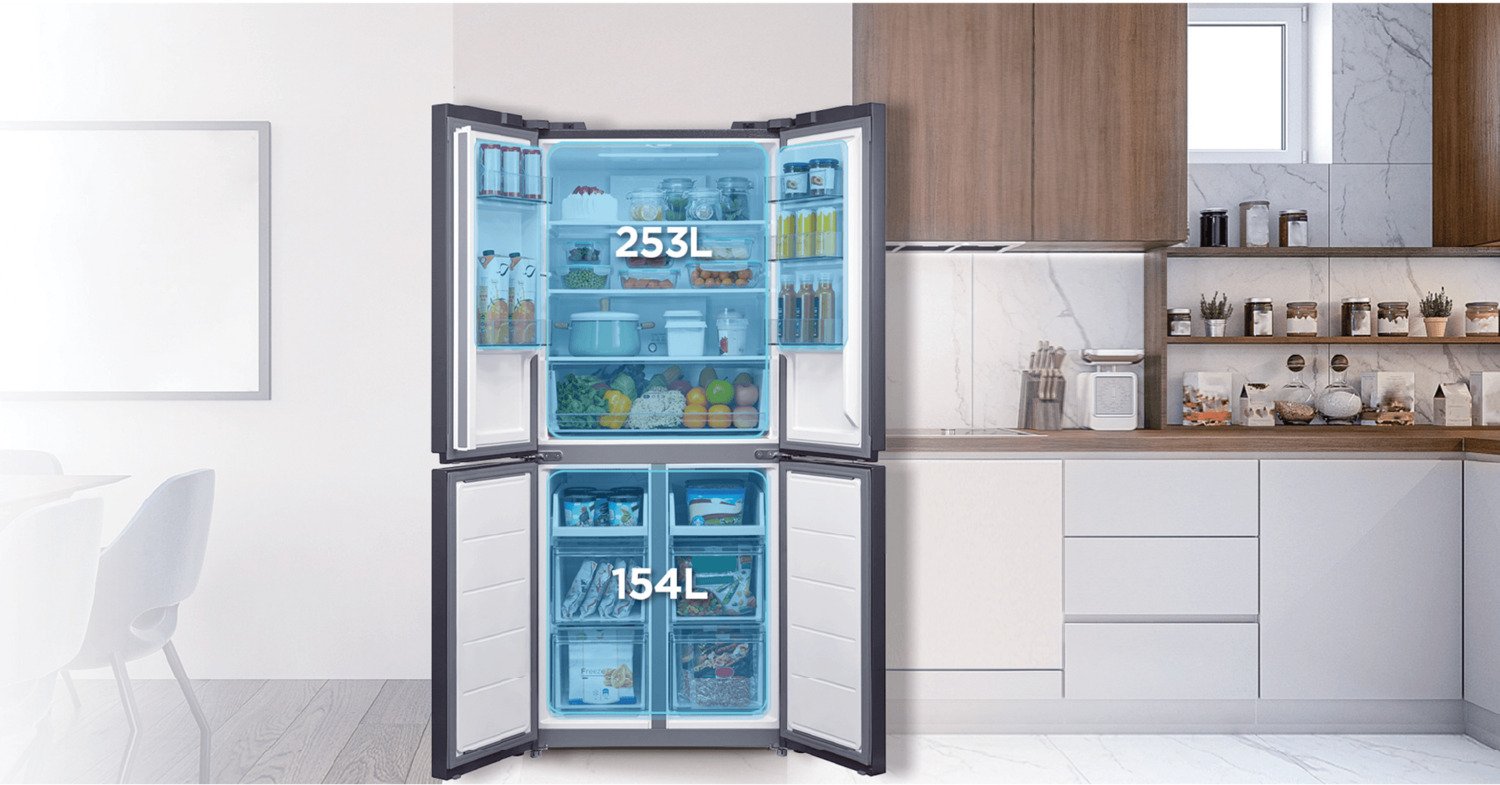 tủ lạnh midea mdrf550fgg28vn 407 lít