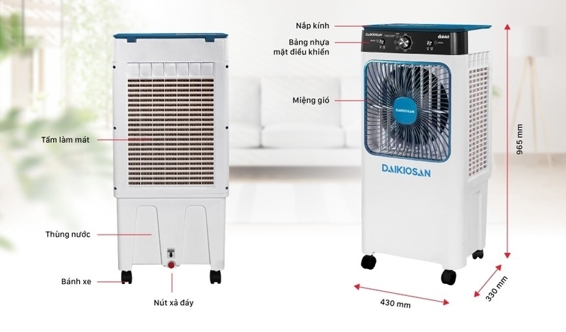 quạt điều hòa daikiosan dm110 81w