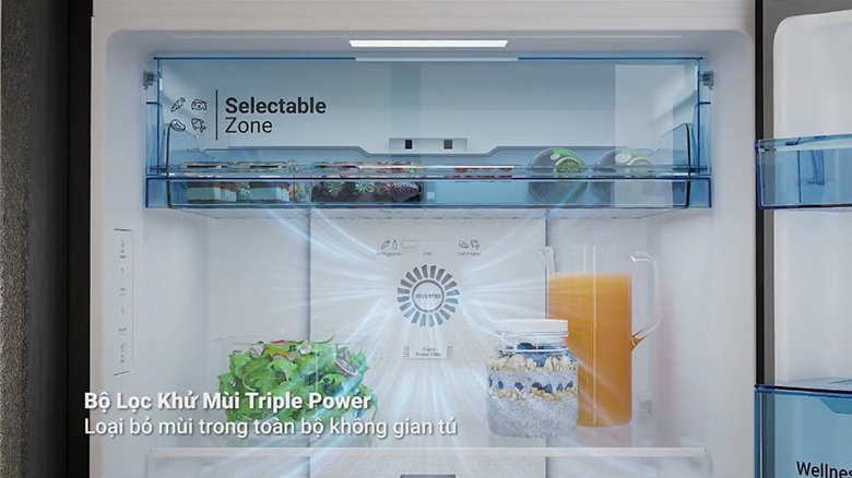 tủ lạnh hitachi inverter 374 lít hrtn6408sagbkvn