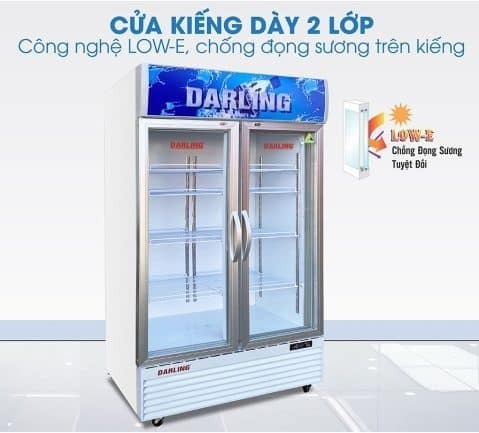 tủ mát darling dl-7000a3 630 lít inverter