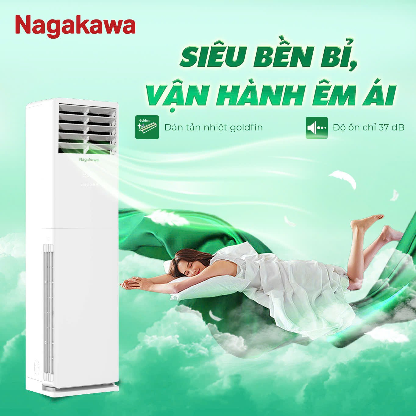 máy lạnh tủ đứng 1 chiều nagakawa np-c28r1k58