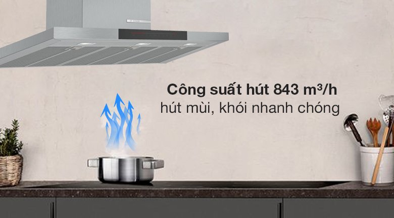 máy hút mùi áp tường bosch dwb98jq50b