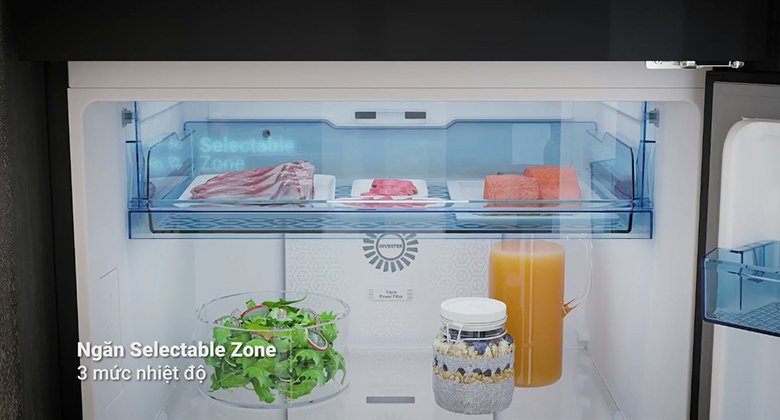 tủ lạnh hitachi inverter 374 lít hrtn6408sagbkvn