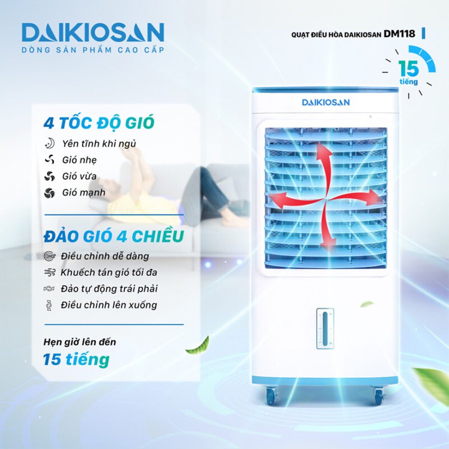 quạt điều hòa daikiosan dm118