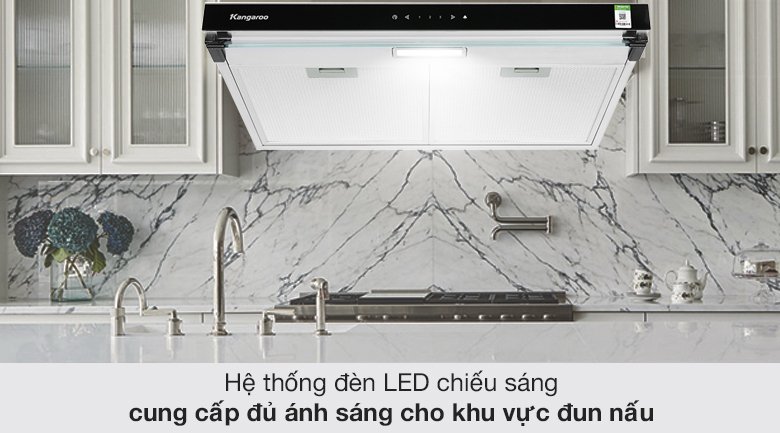 máy hút mùi áp tường kangaroo kg70rs