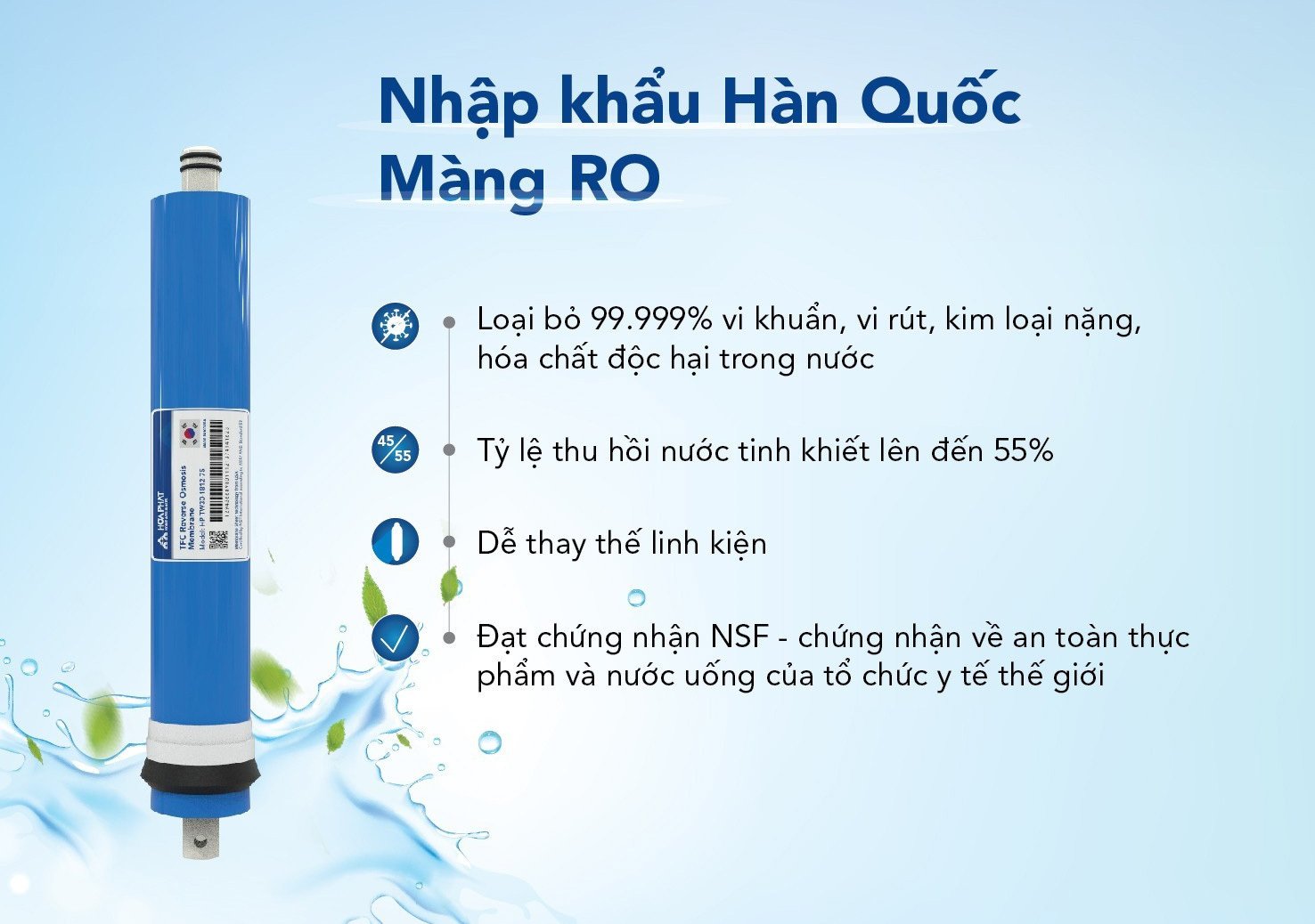 máy lọc nước ro hòa phát fp301r 11 lõi
