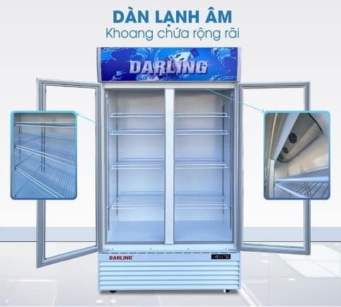 tủ mát darling dl-7000a3 630 lít inverter