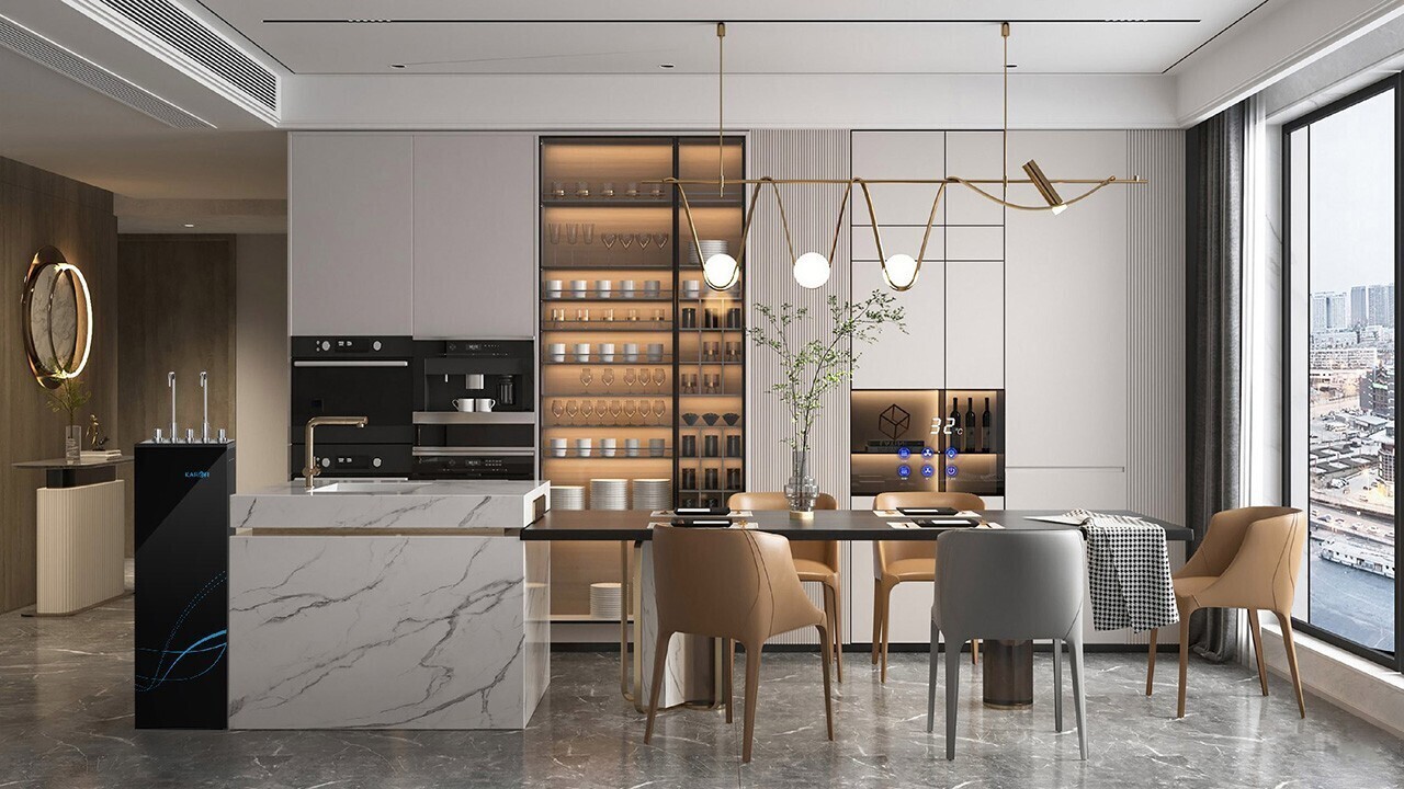 máy lọc nước nóng lạnh karofi kad-m55