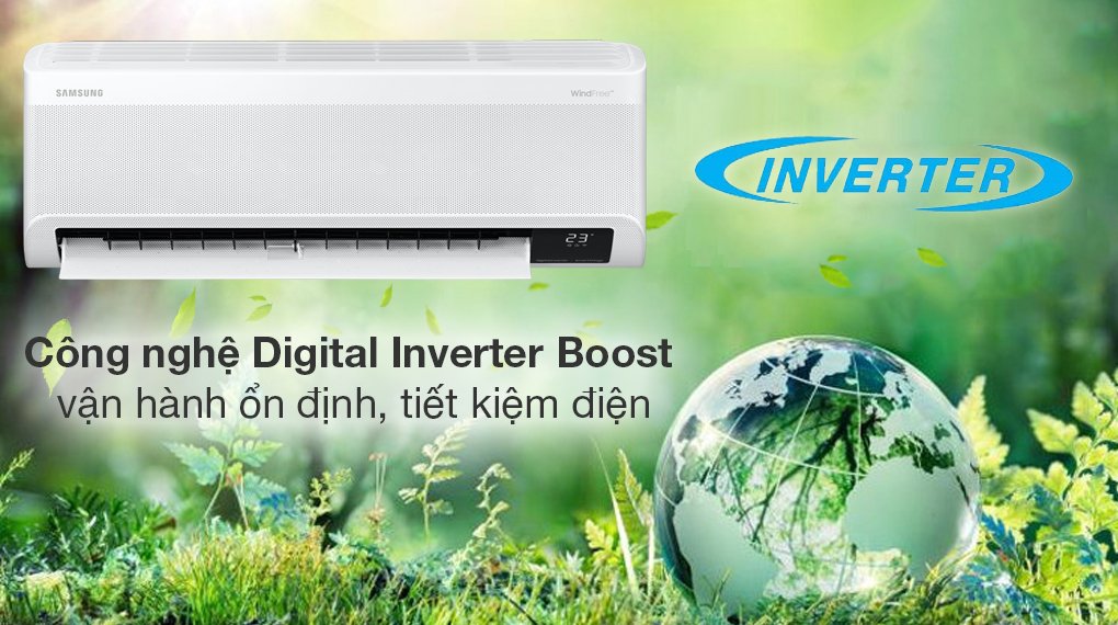 máy lạnh samsung wind-free inverter 1.5 hp ar13cyfaawknsv