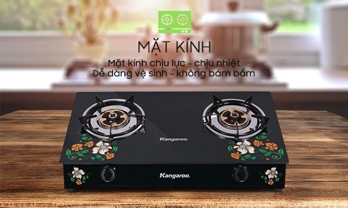 bếp gas đôi kangaroo kg503