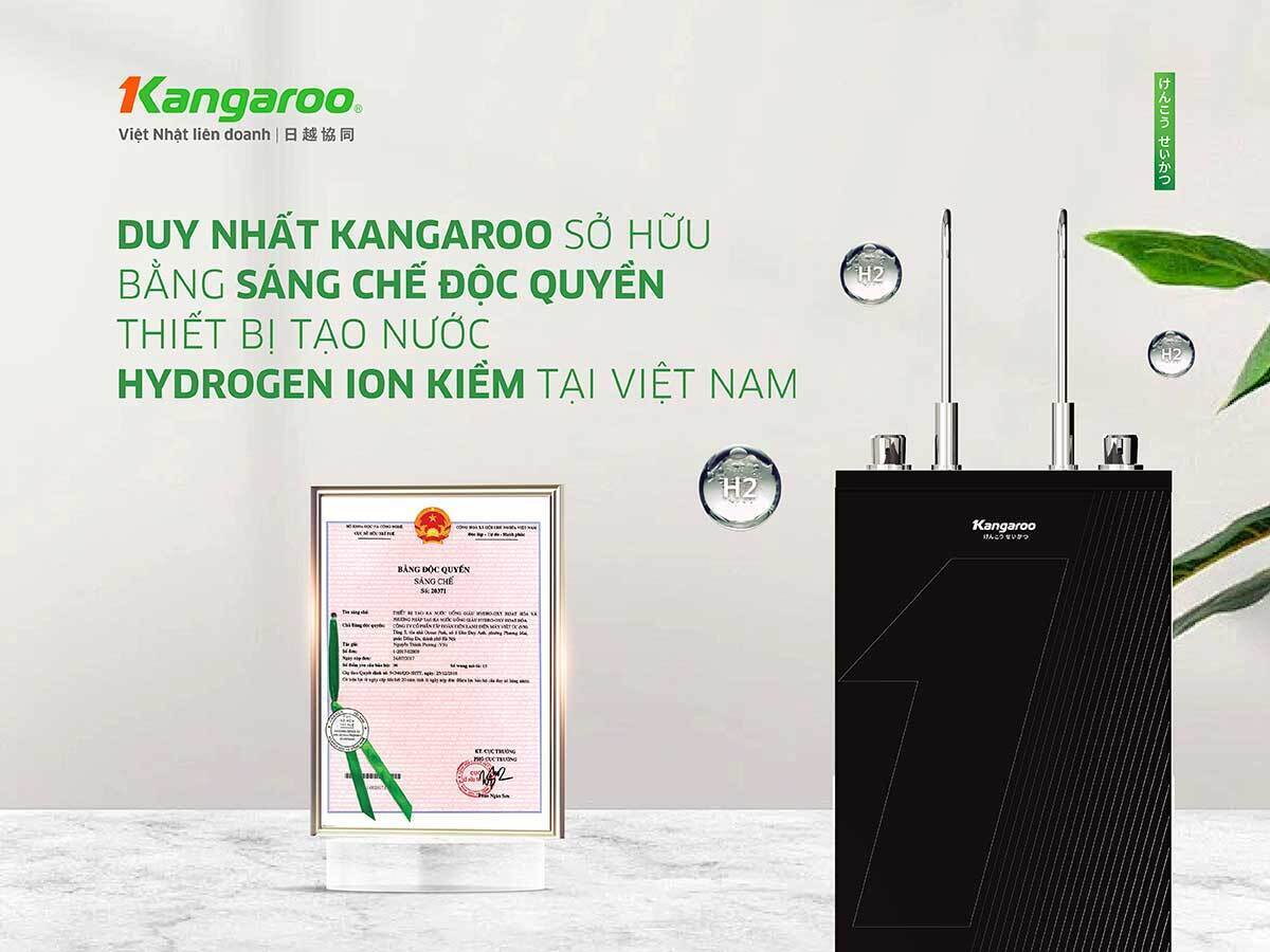 máy lọc nước kangaroo hydrogen ion kiềm nóng lạnh kg12s11-e3