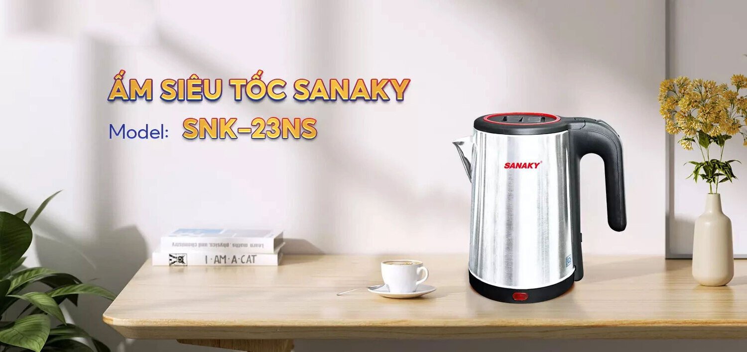 ấm siêu tốc sanaky snk-23ns