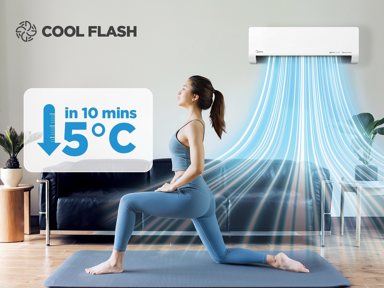 máy lạnh midea 12.000 btu msfq-12crn