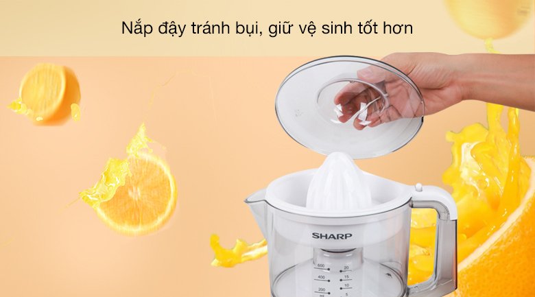 máy vắt cam sharp 25w ej-j256-wh