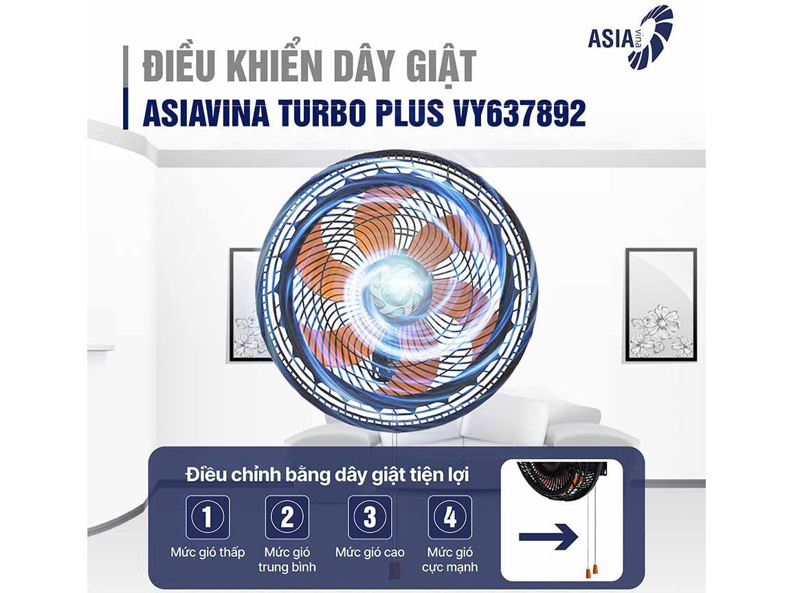 quạt treo tường asiavina turbo plus vy637892