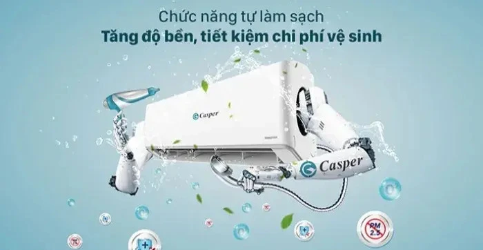 máy lạnh casper 18000btu inverter qc-18iu36a