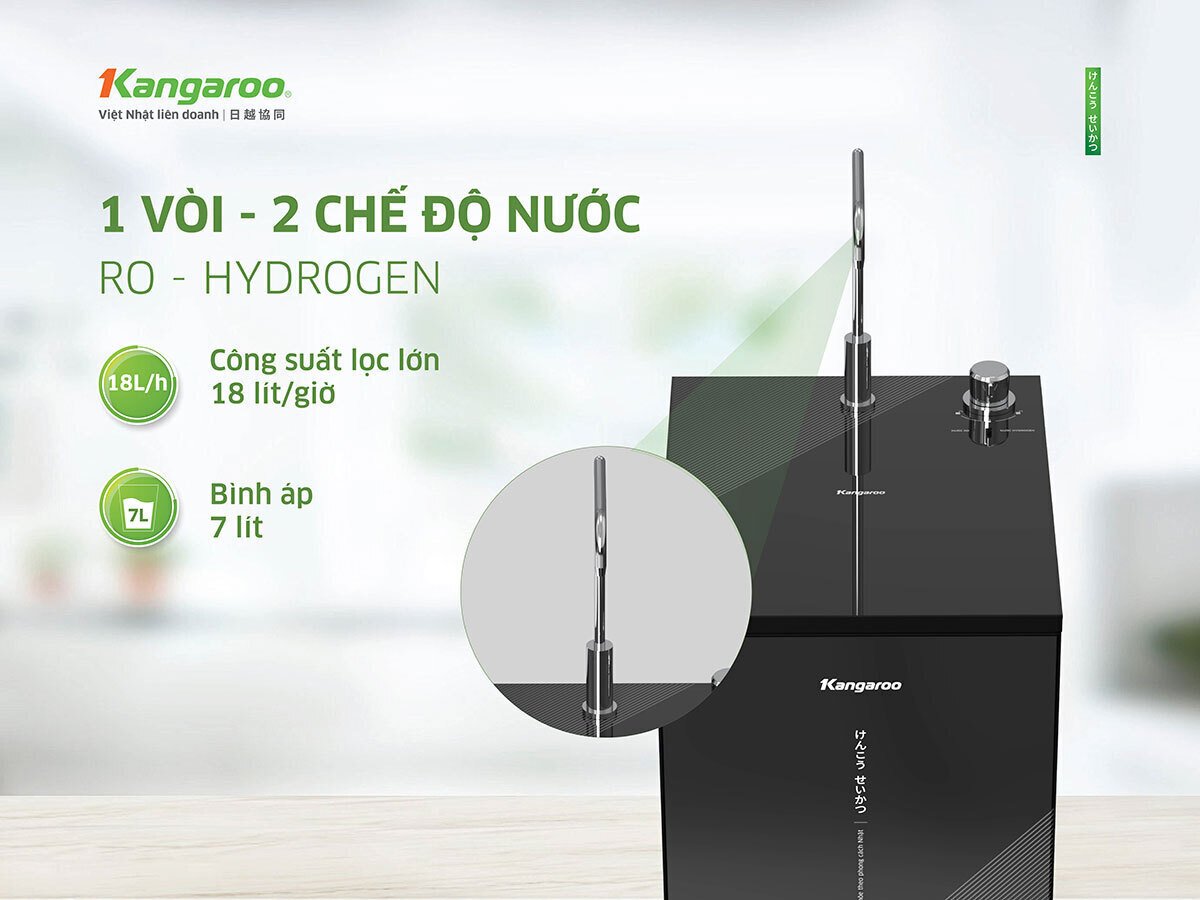máy lọc nước kangaroo hydrogen kg12s17h1