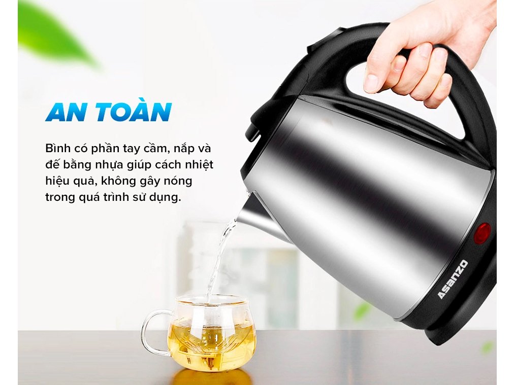 ấm đun nước siêu tốc asanzo sk-1800