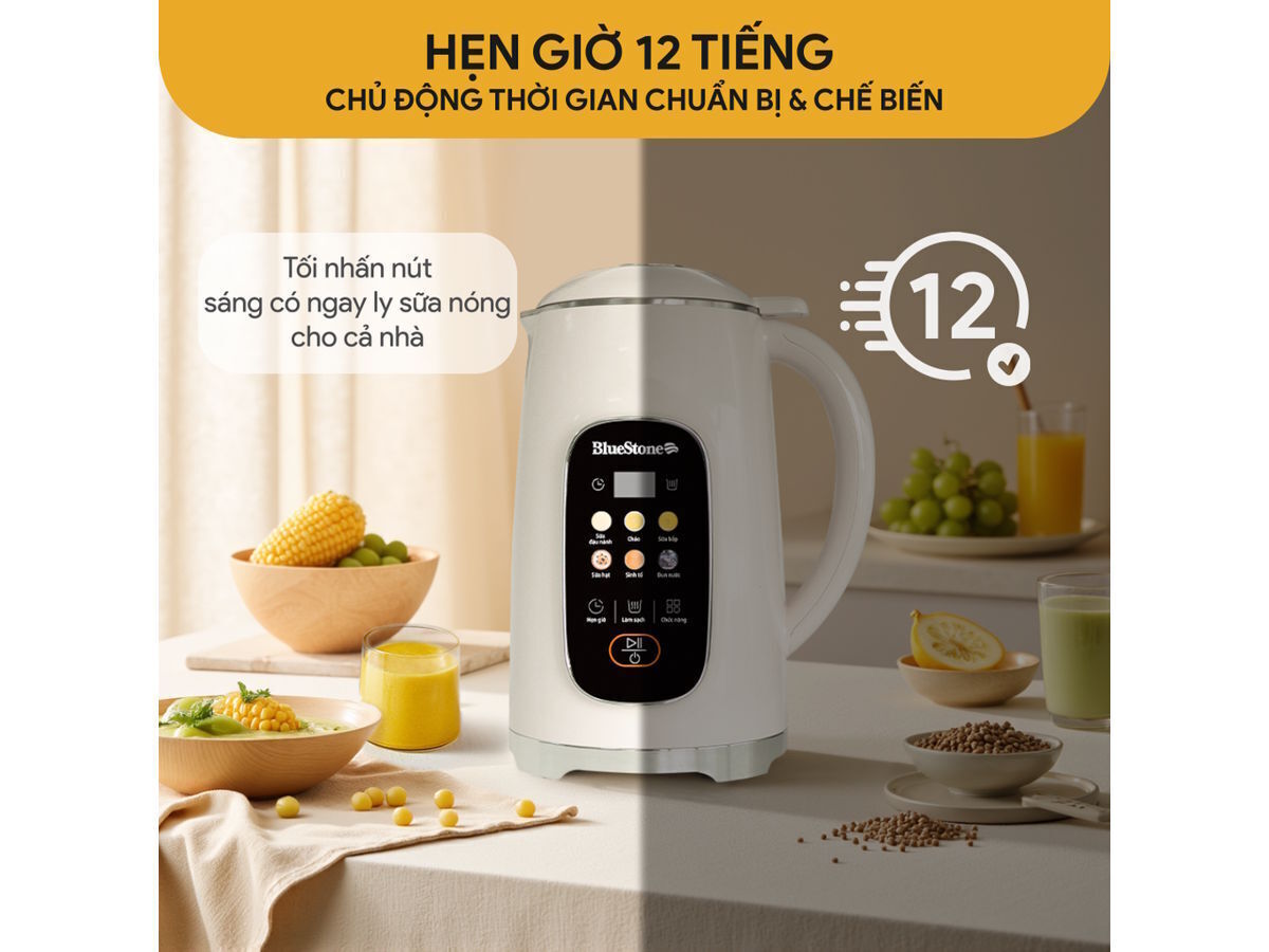 máy làm sữa hạt đa năng bluestone smb-7331 (1.2 lít, 950w)