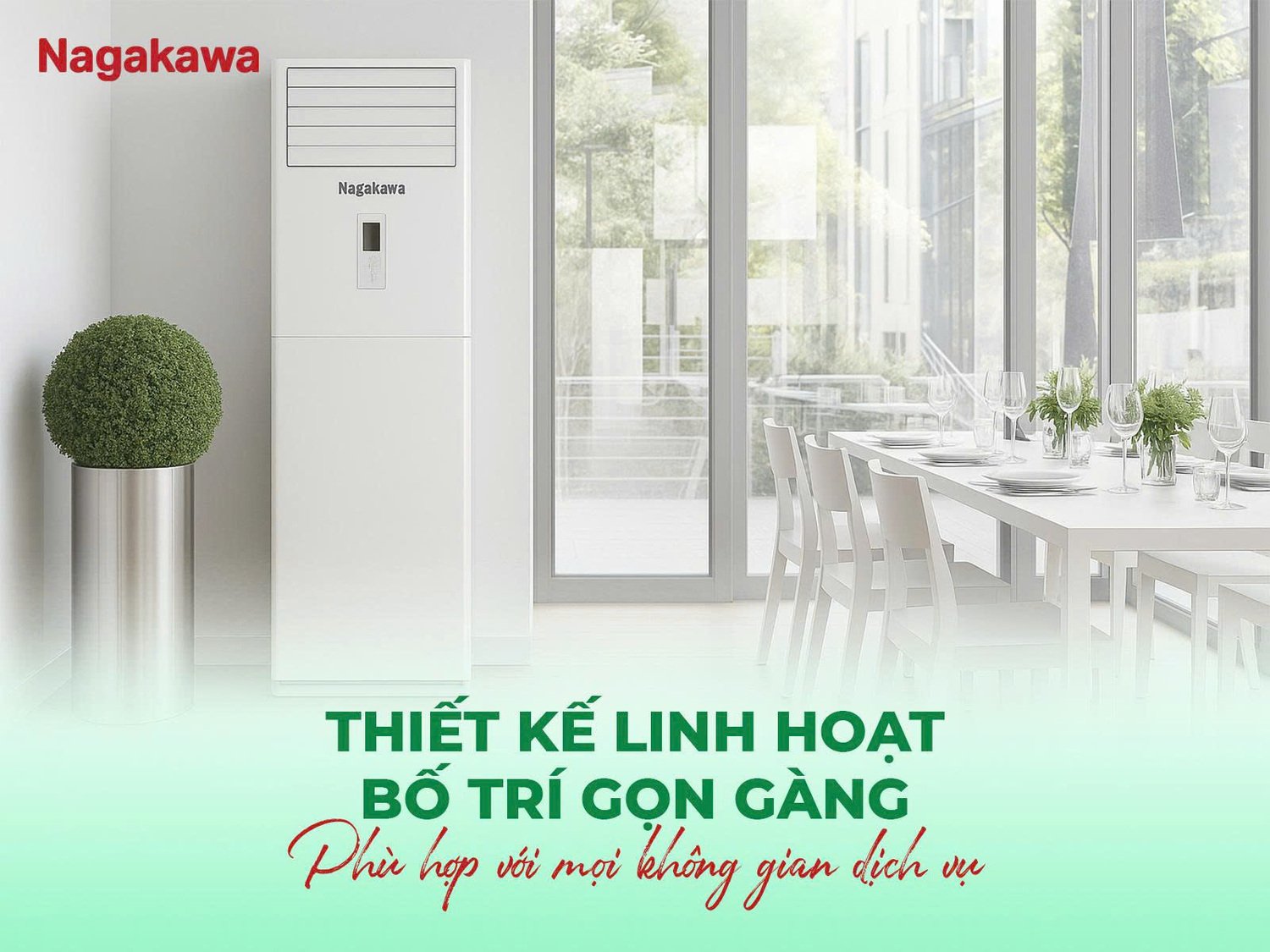 máy lạnh tủ đứng nagakawa 1 chiều 50.000btu np-c50r1k58