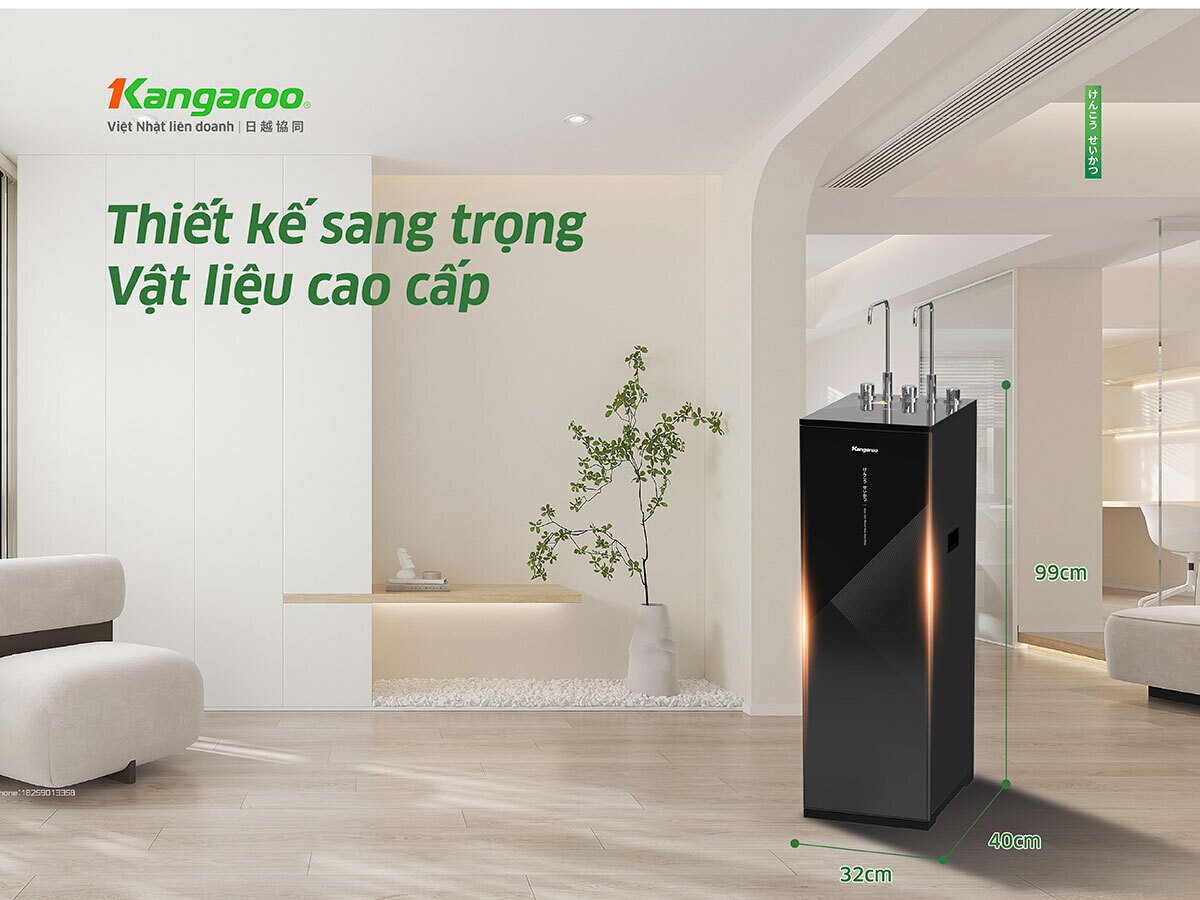 máy lọc nước kangaroo hydrogen nóng lạnh kg12s19h3
