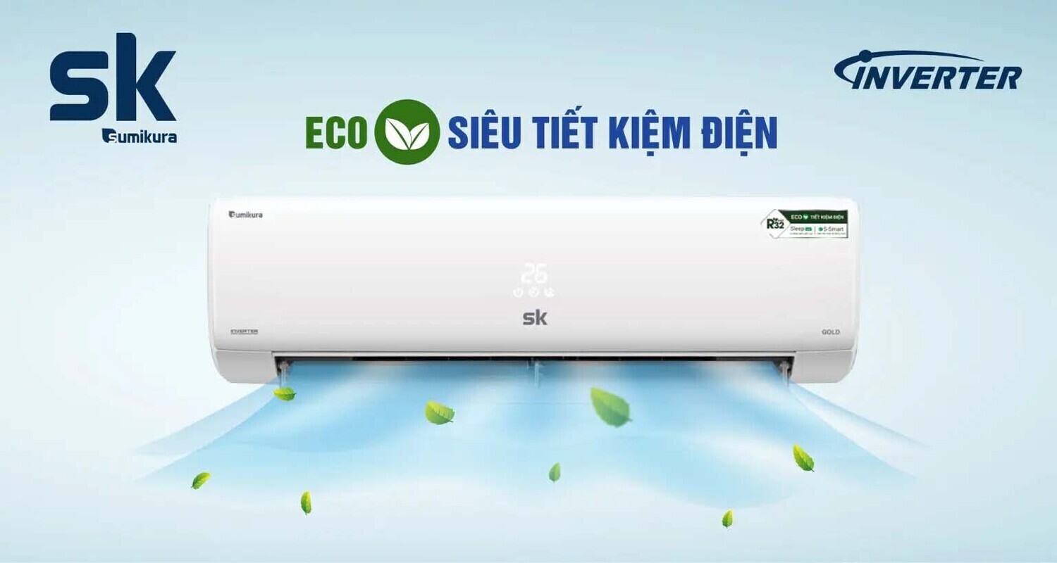 máy lạnh sumikura 12000btu inverter aps/apo-120 osaka
