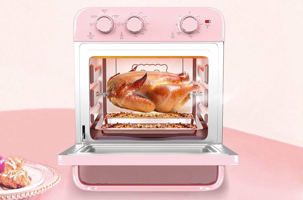 nồi chiên không dầu hawonkoo afh-180-pk - màu hồng