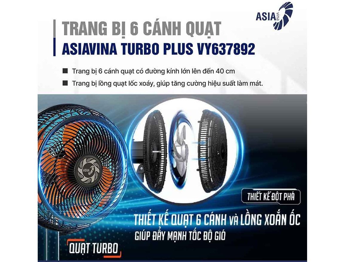 quạt treo tường asiavina turbo plus vy637892