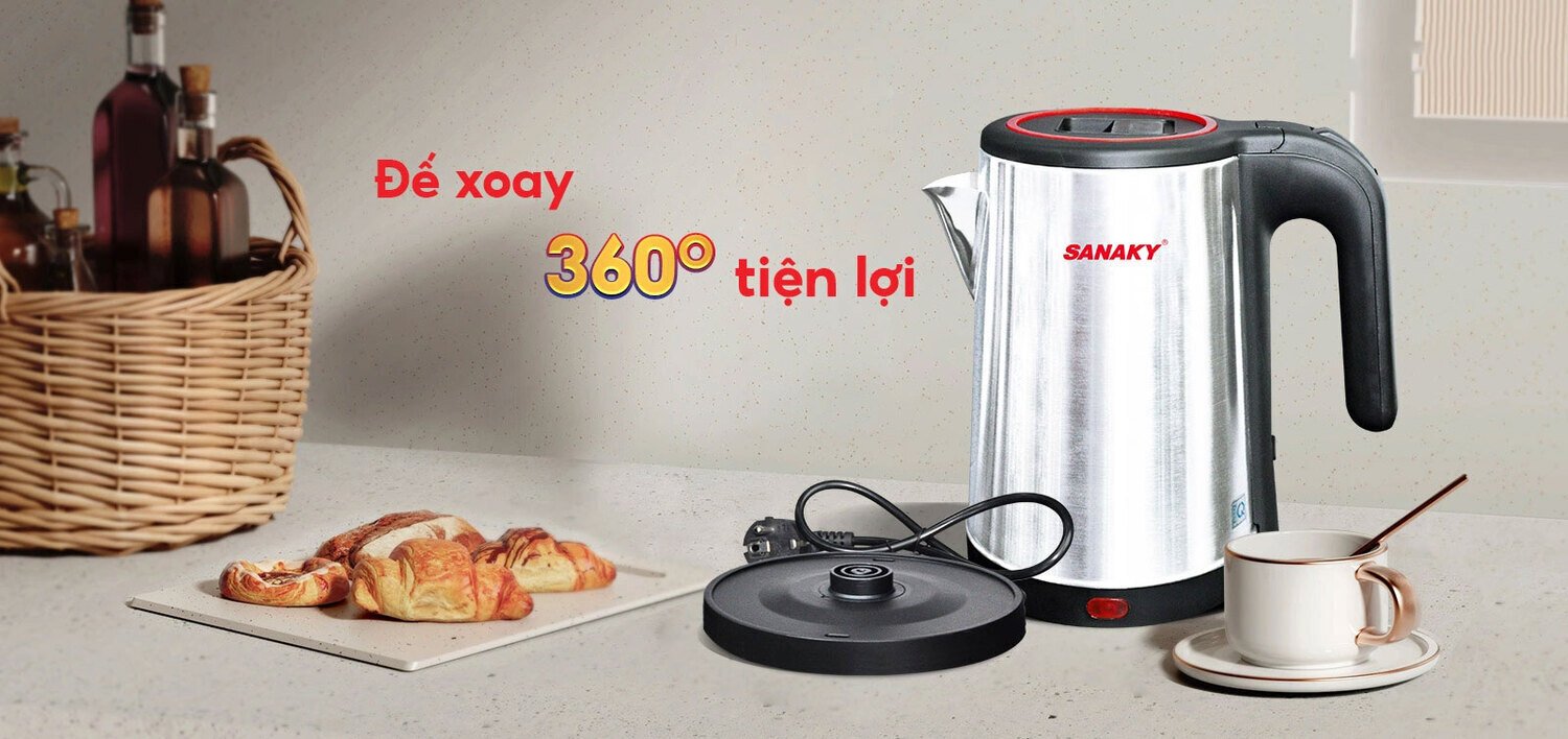ấm siêu tốc sanaky snk-23ns