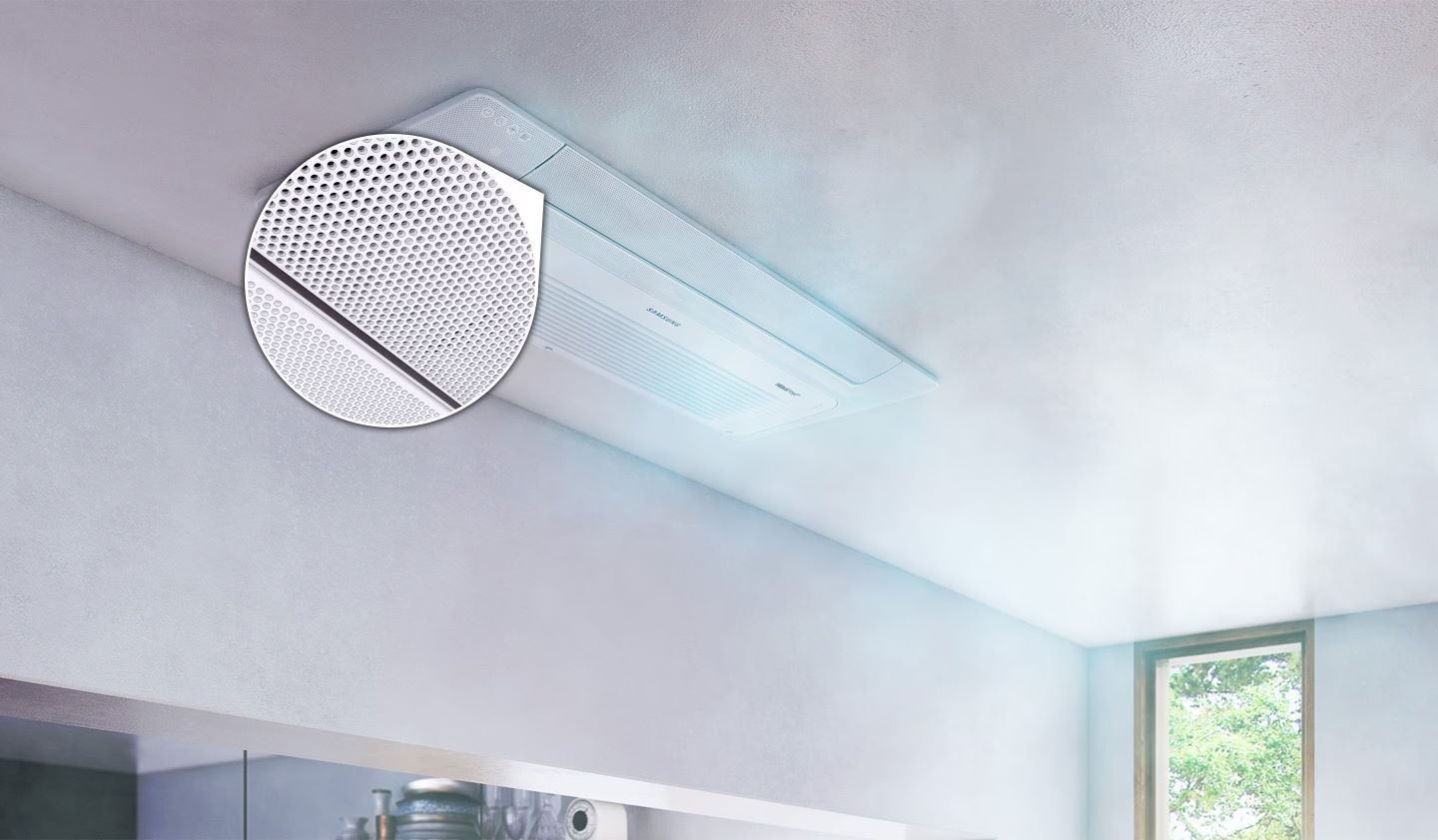 máy lạnh âm trần samsung inverter windfree 9.000 btu ac026fe1dkf/ea