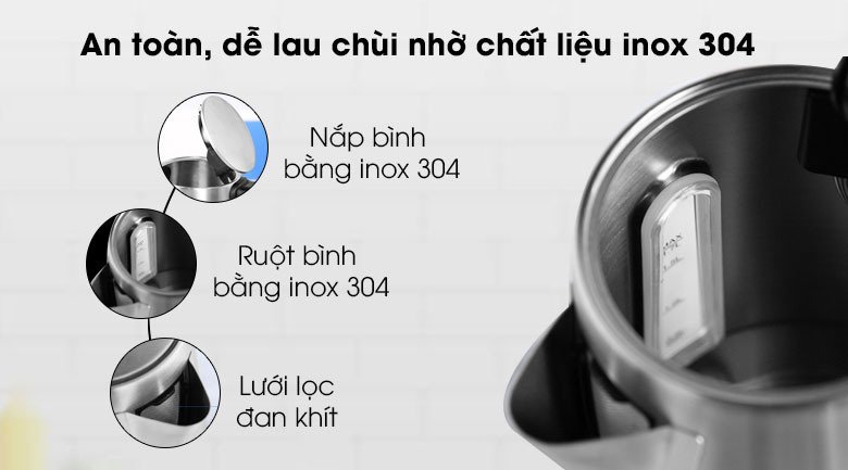 bình đun siêu tốc hafele 1.7 lít t-907b (535.43.731)
