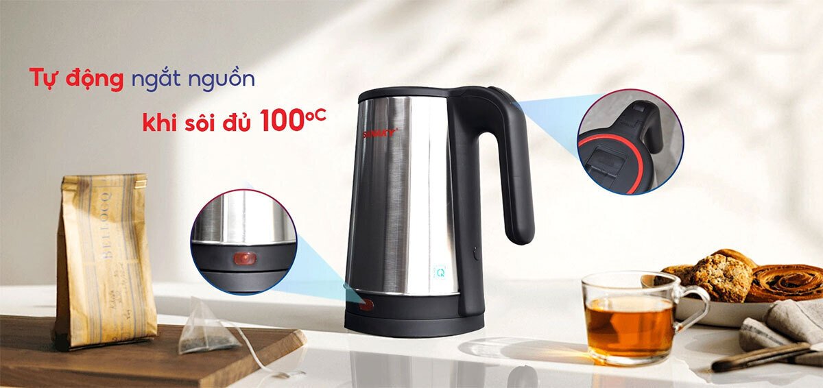 ấm siêu tốc sanaky snk-23ns
