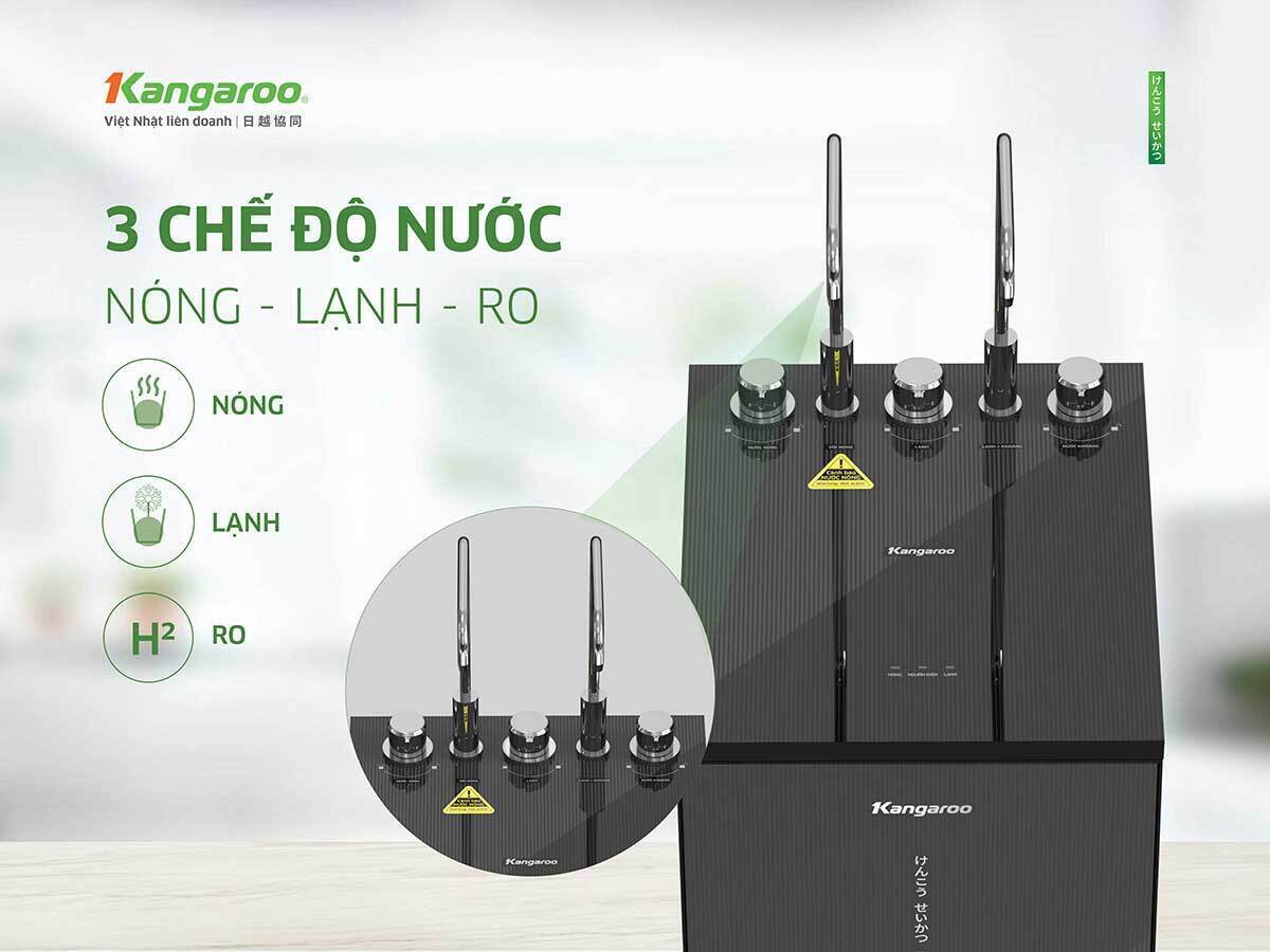 máy lọc nước kangaroo nóng lạnh 10 lõi kg10s16n3