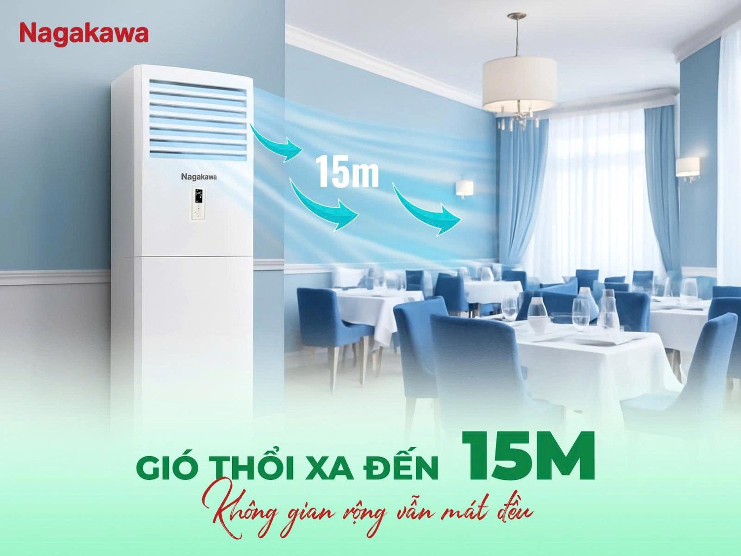 máy lạnh tủ đứng nagakawa 1 chiều 50.000btu np-c50r1k58