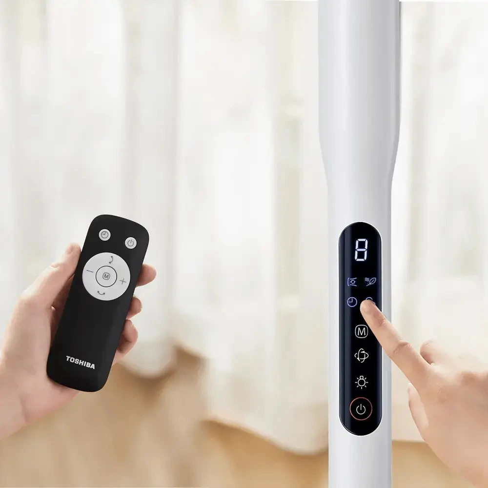 quạt cây tuần hoàn toshiba f-dsc40xvn(w)-có điều khiển