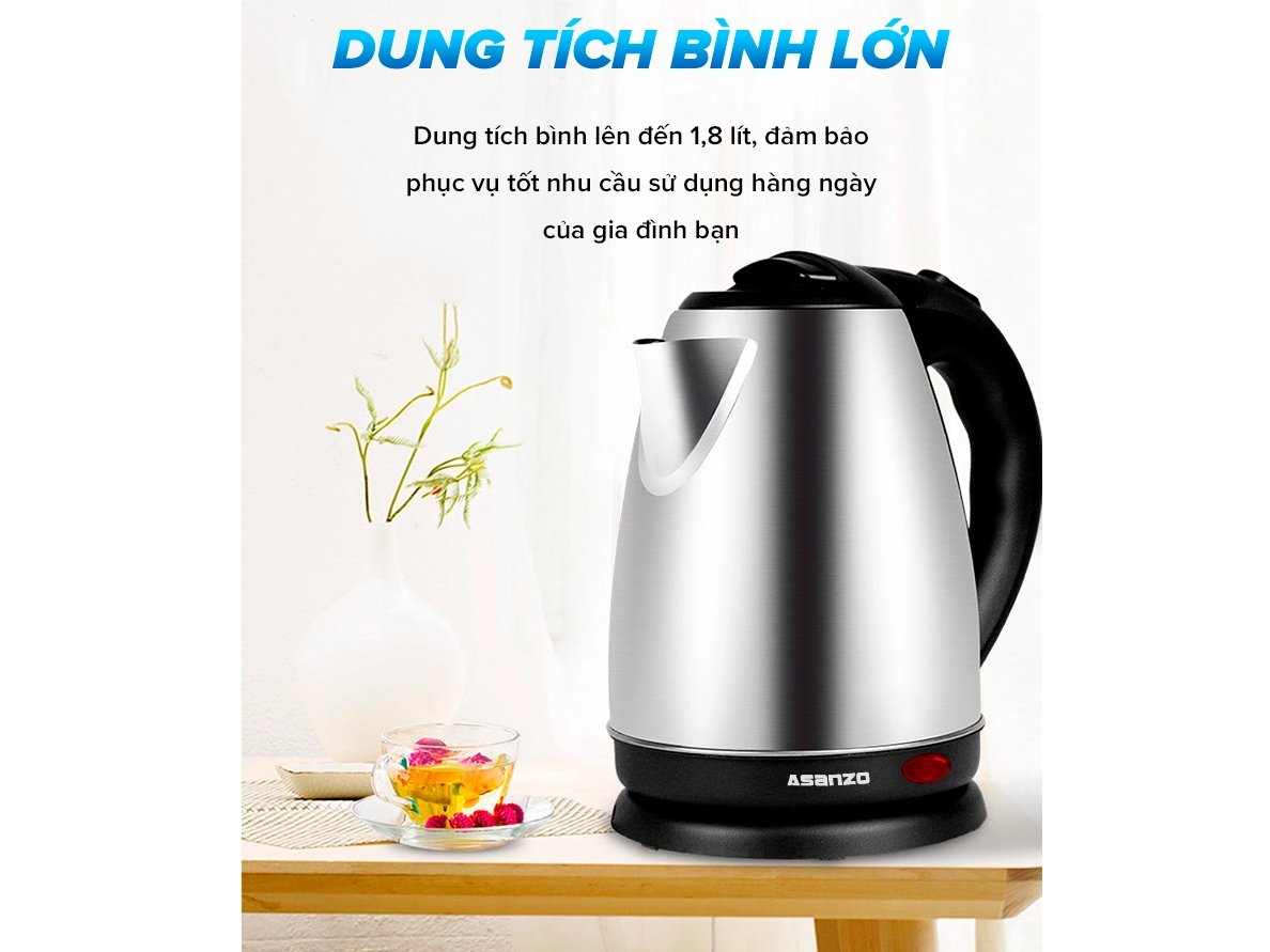 ấm đun nước siêu tốc asanzo sk-1800