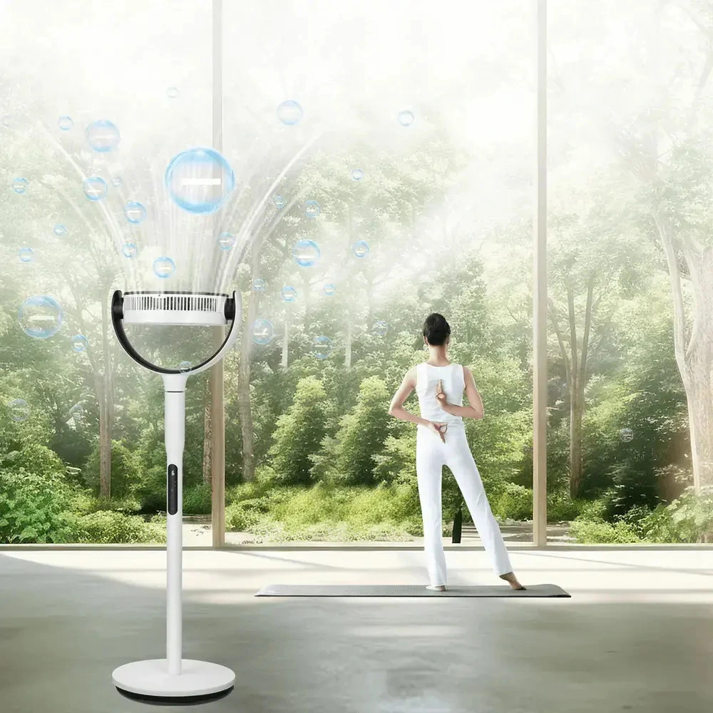 quạt cây tuần hoàn toshiba f-dsc40xvn(w)-có điều khiển