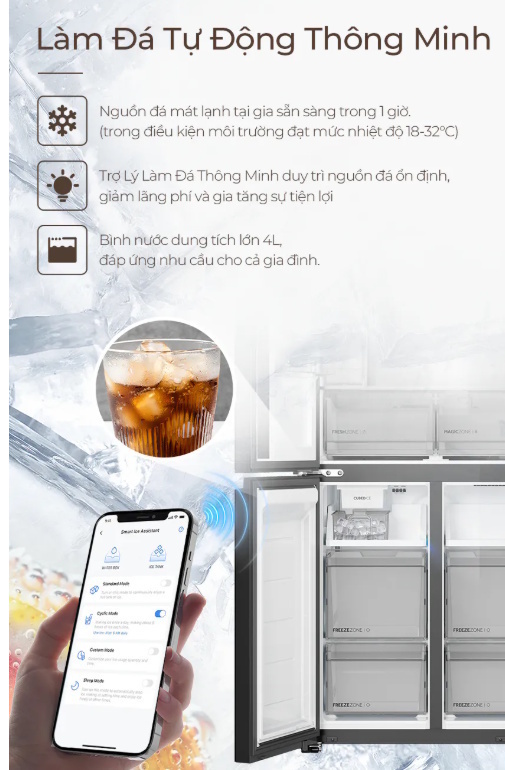tủ lạnh aqua inverter 495 lít aqr-ma570xa(gb)u1