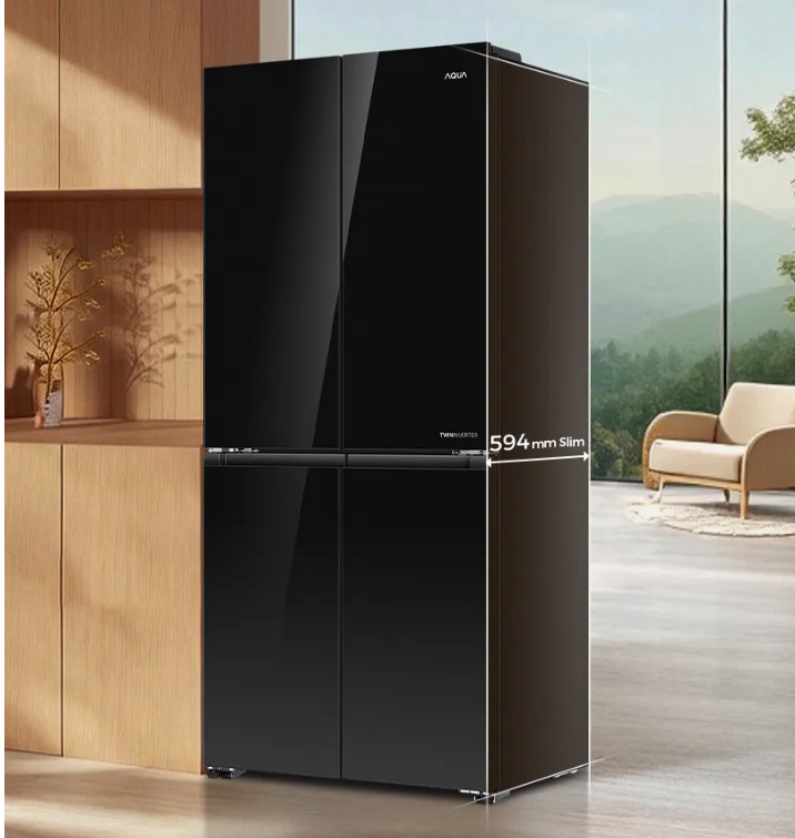 tủ lạnh aqua inverter 495 lít aqr-ma570xa(gb)u1