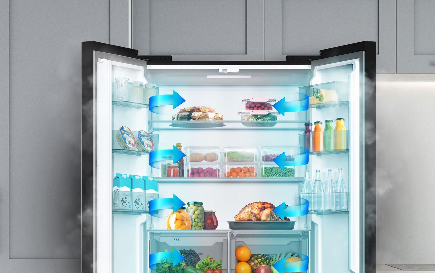 tủ lạnh casper inverter 432 lít rm-e432pbs