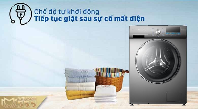 máy giặt sharp inverter 9kg es-fm90cb-dg