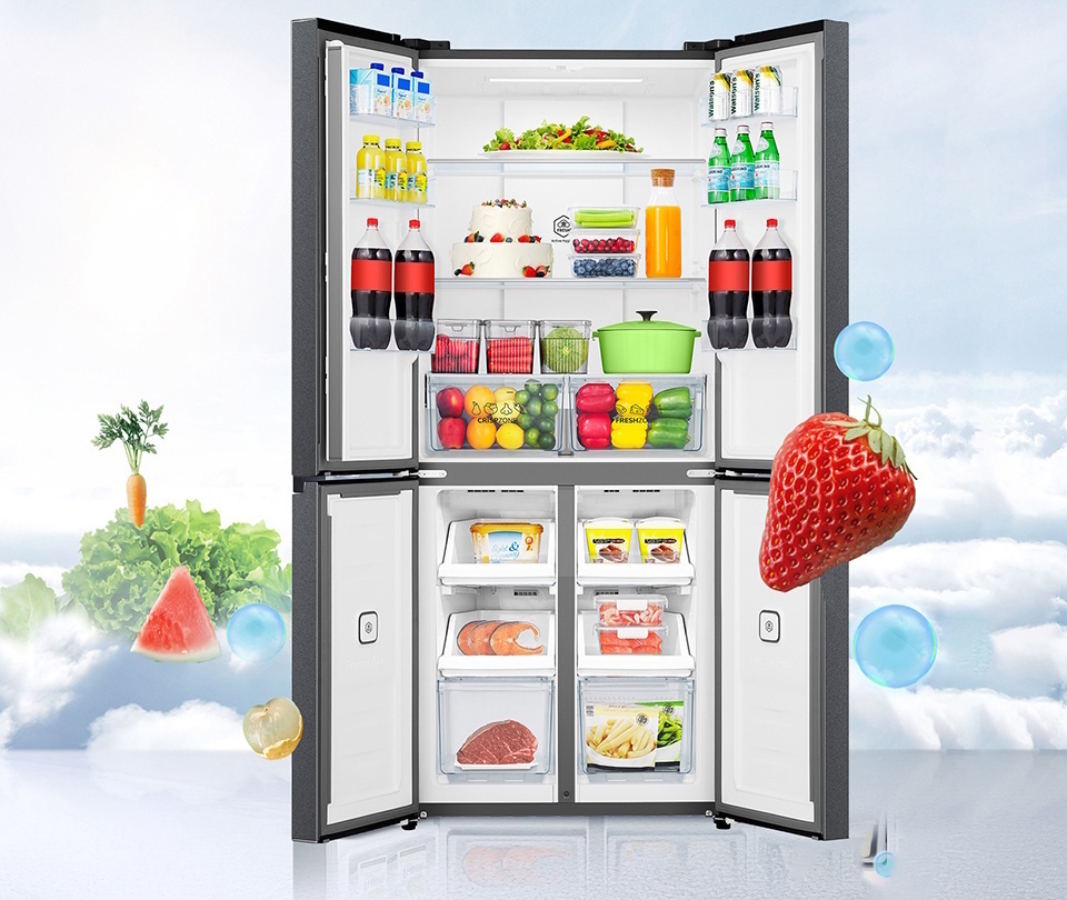 tủ lạnh hisense inverter 460 lít multi door rq465n5es