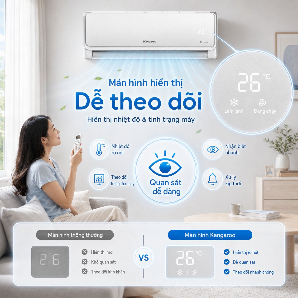 máy lạnh kangaroo inverter 2 hp kg18aci
