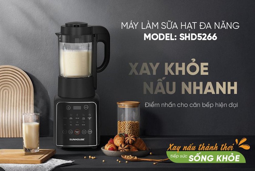 máy làm sữa hạt đa năng sunhouse shd5266