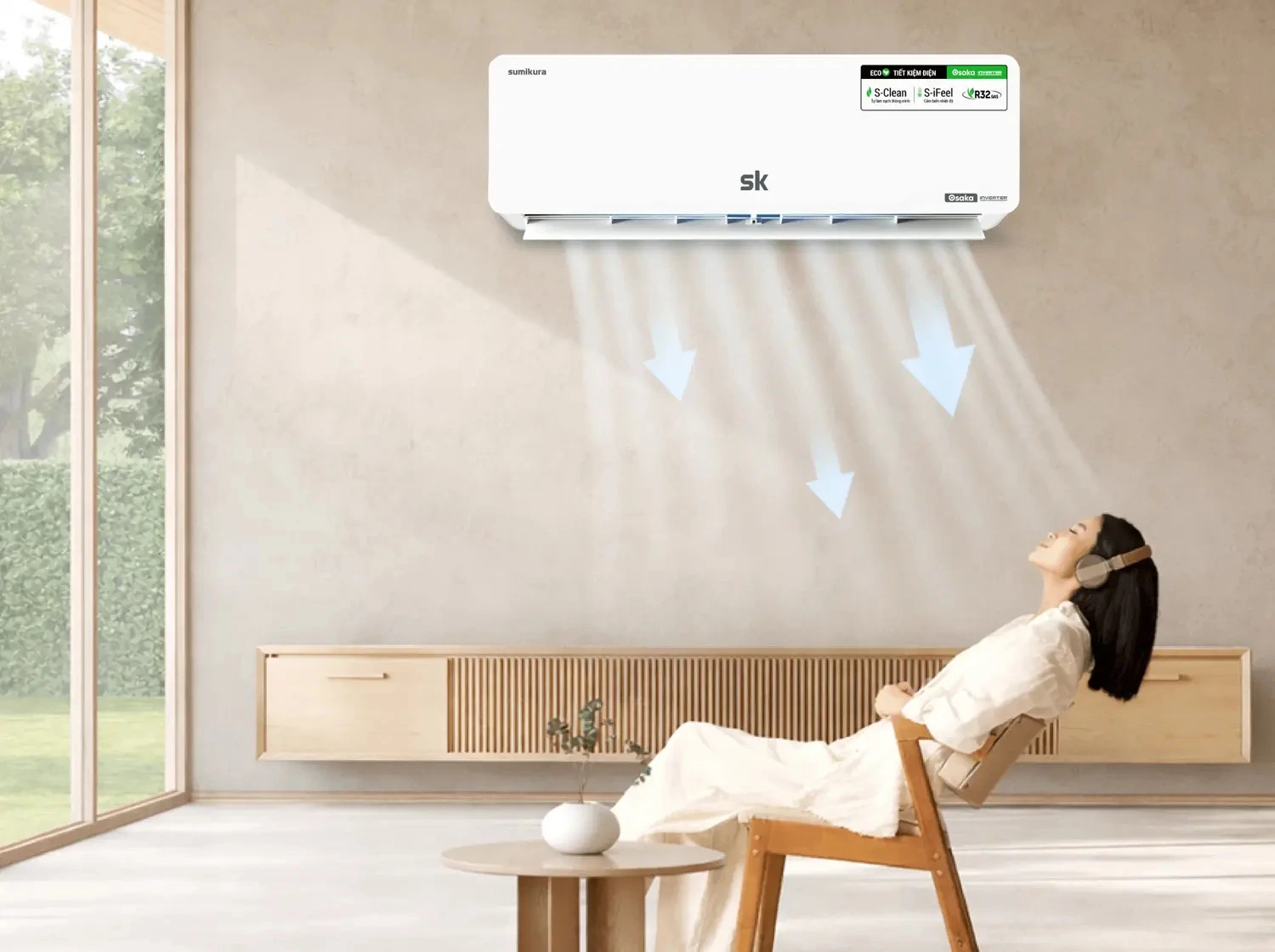 máy lạnh sumikura 18000btu inverter aps/apo-180 osaka